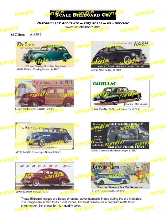 1939 Automobiles Group 2
